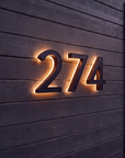 Solar House Number Light – Self-Charging, No Wiring