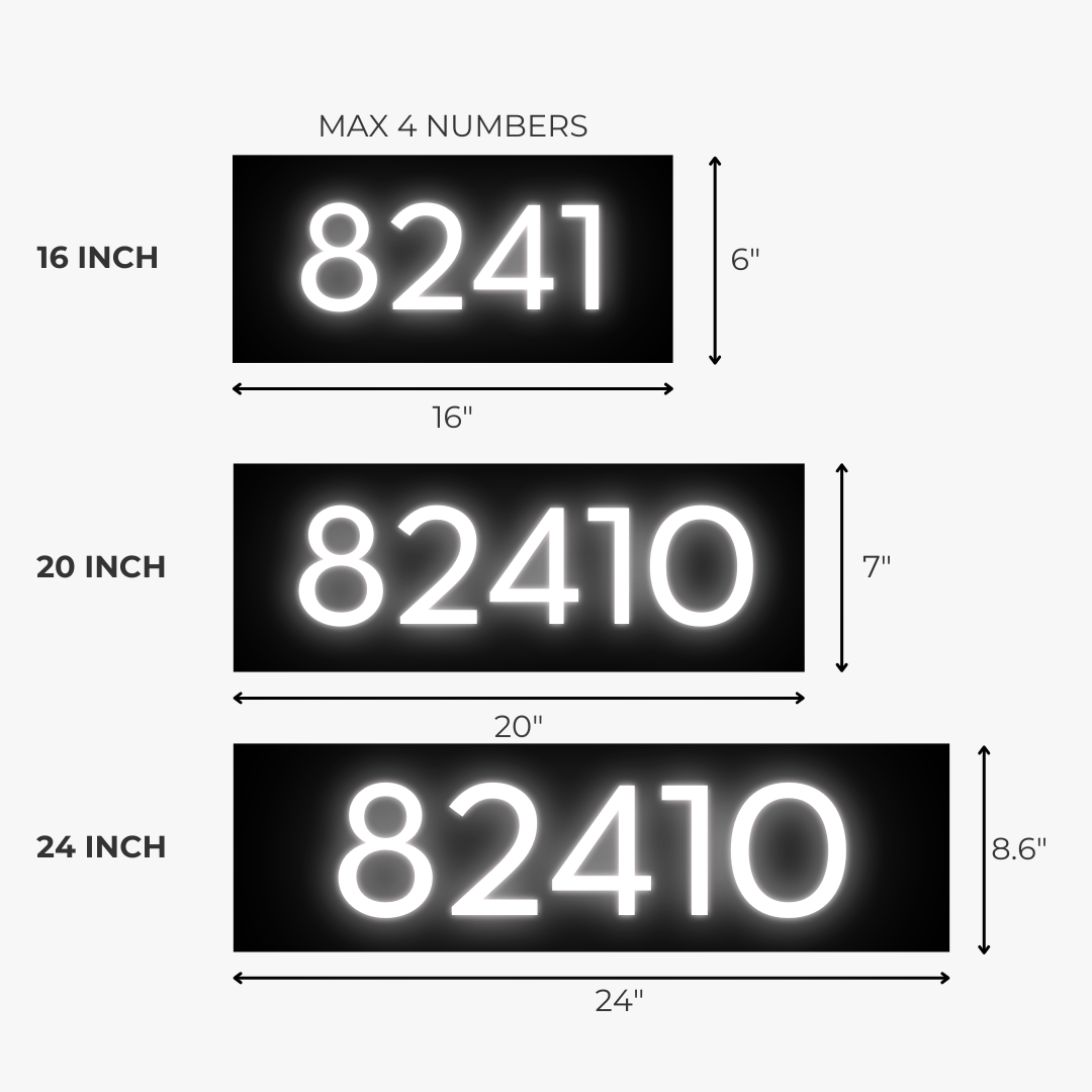 House Numbers & Street Name Signs