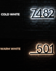 Backlit House Numbers – Underline Edition