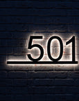 Backlit House Numbers – Underline Edition
