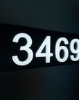 3D Acrylic Metal Backlit House Numbers