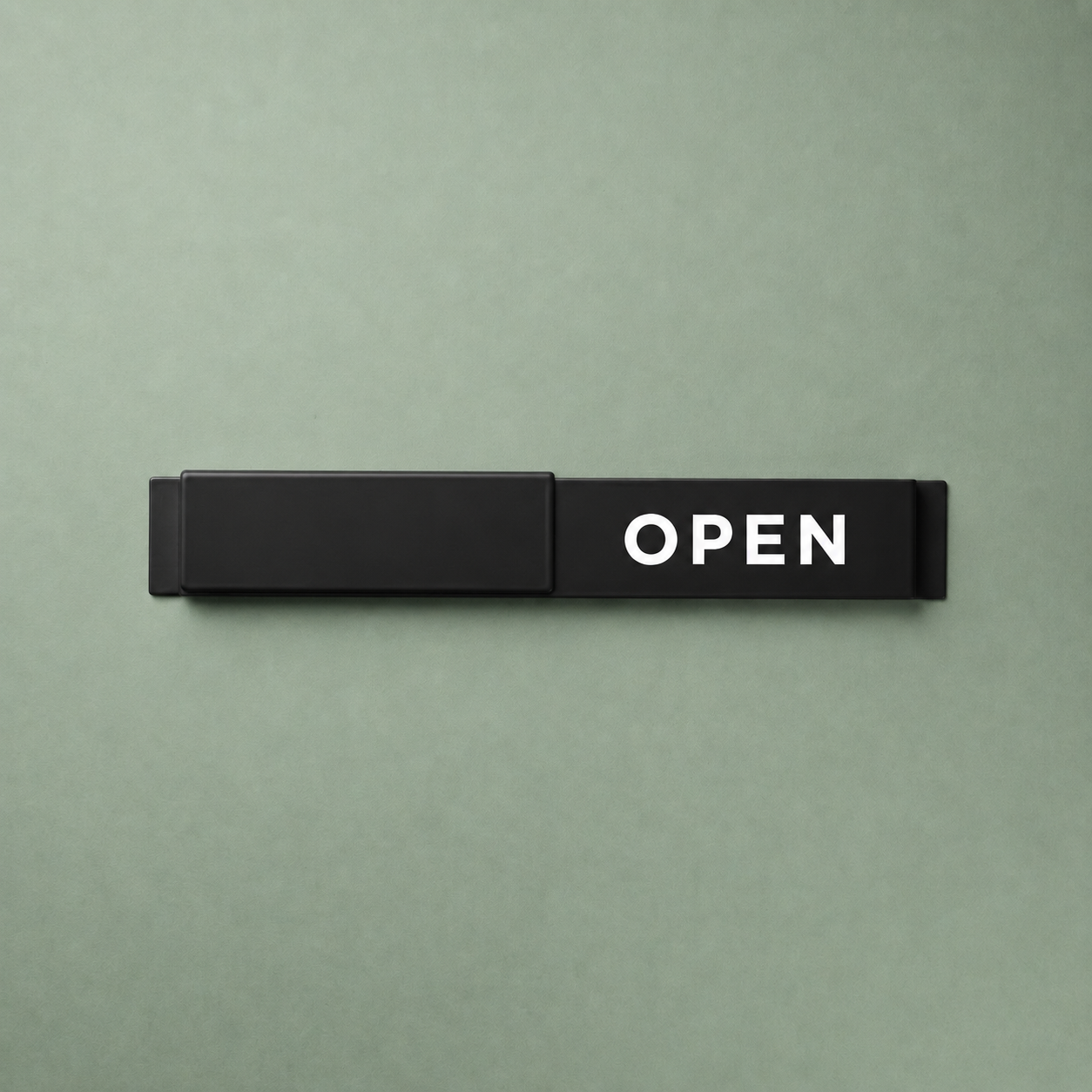 Modern Open / Closed Slider Sign for Shops | Selegna Signs