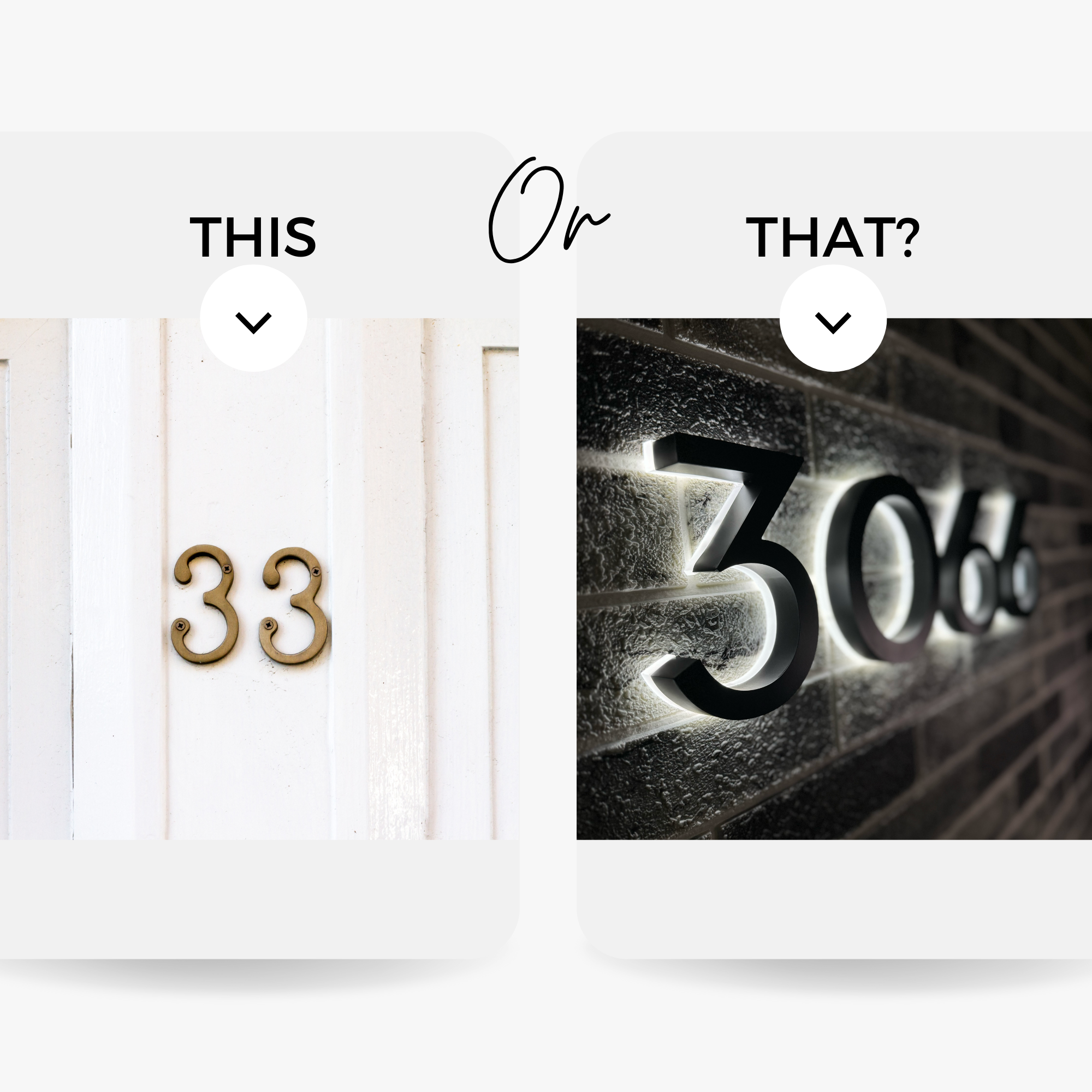 The Story Behind Our Backlit House Numbers