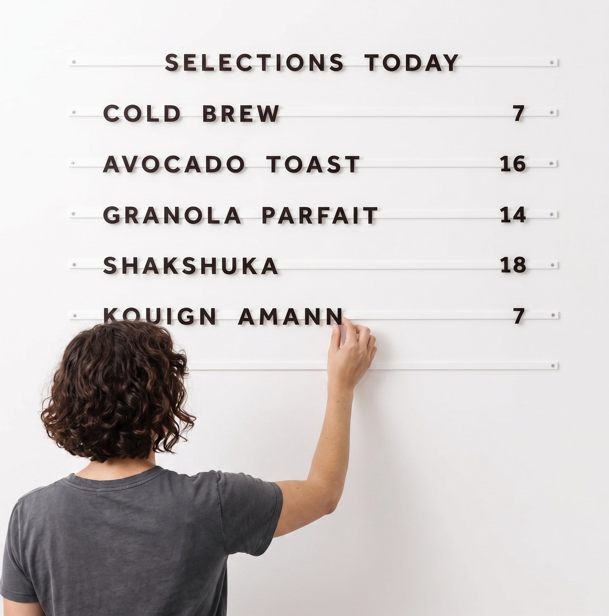 Magnetic Menu Board | Café & Restaurant Wall Display – Selegna Signs