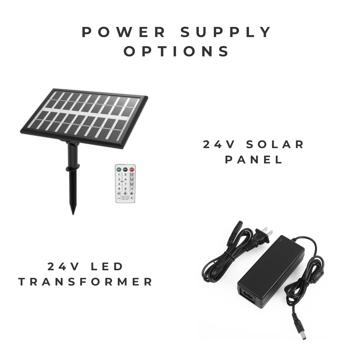 Low voltage 12V transformer for hardwired LED house number installation
