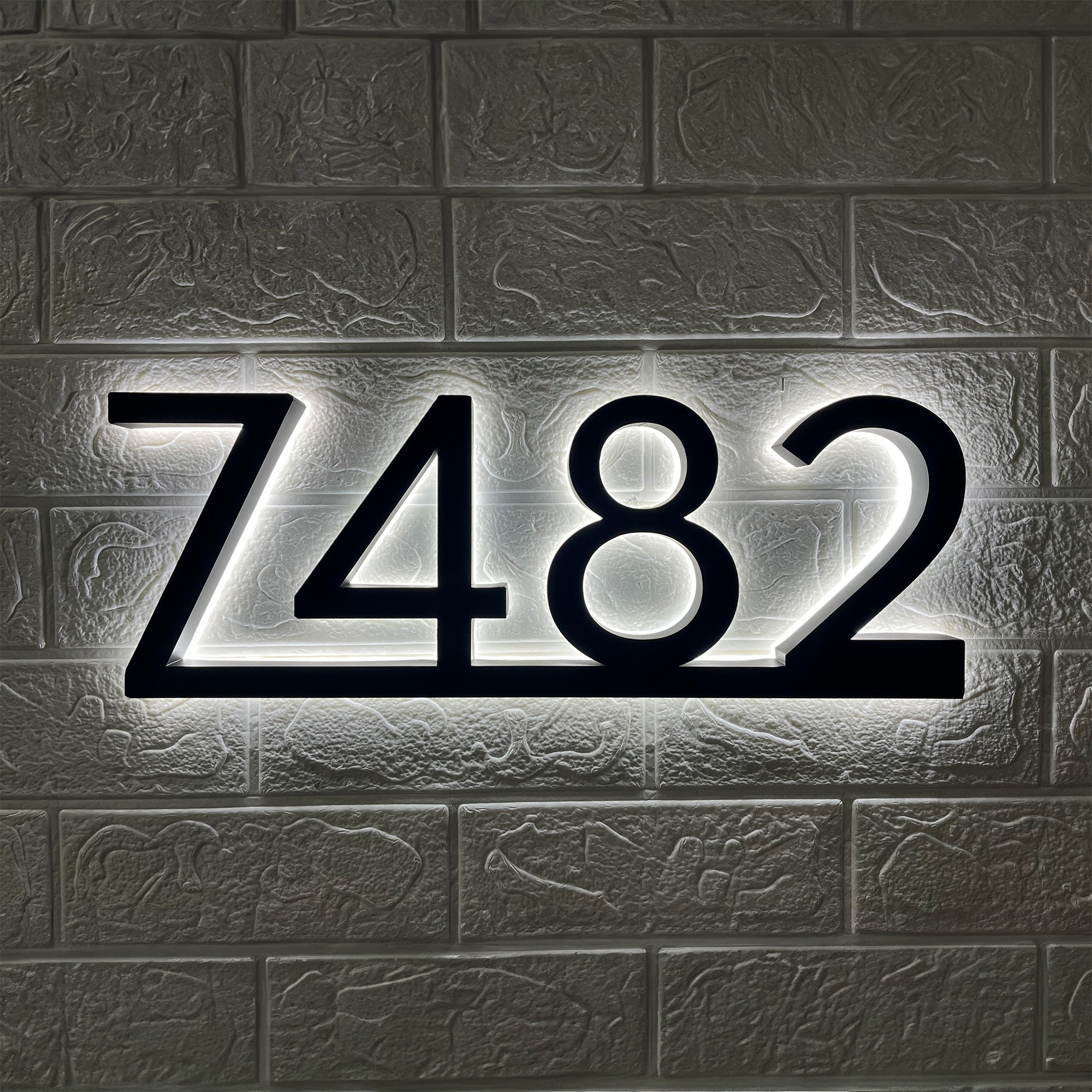 Backlit House Numbers – Underline Edition