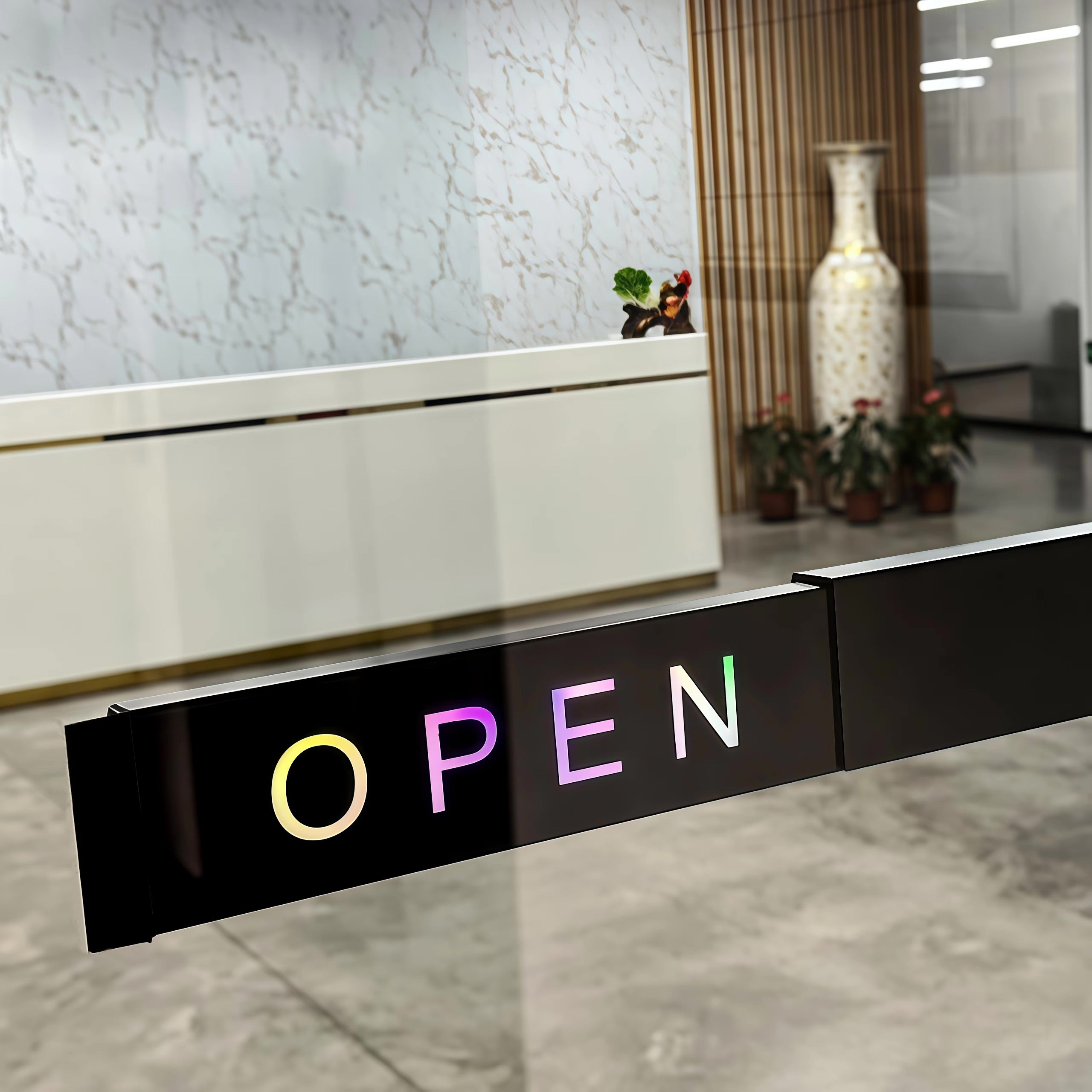 LED Open Closed Sign with Remote – Selegna Signs