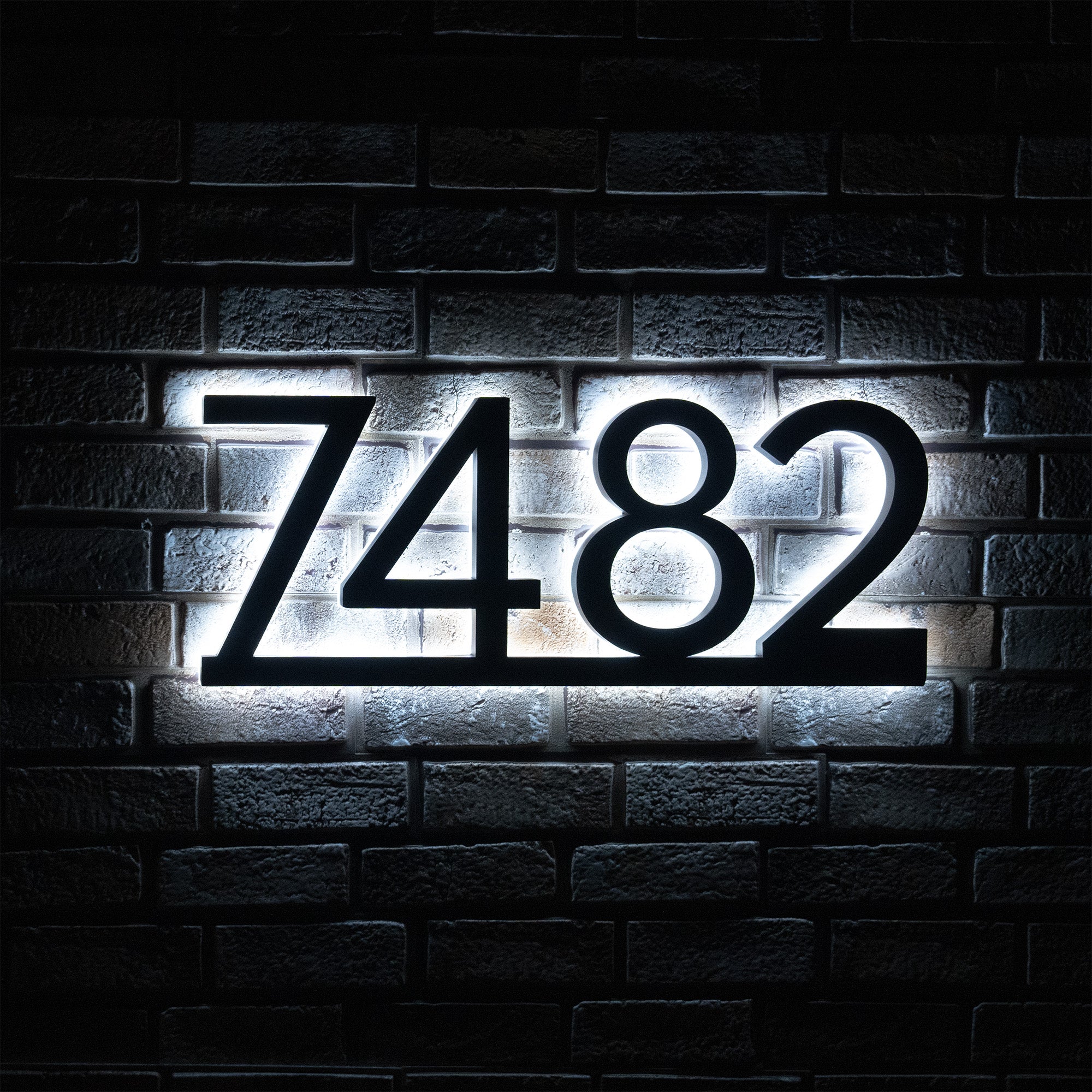 Backlit House Numbers – Underline Edition