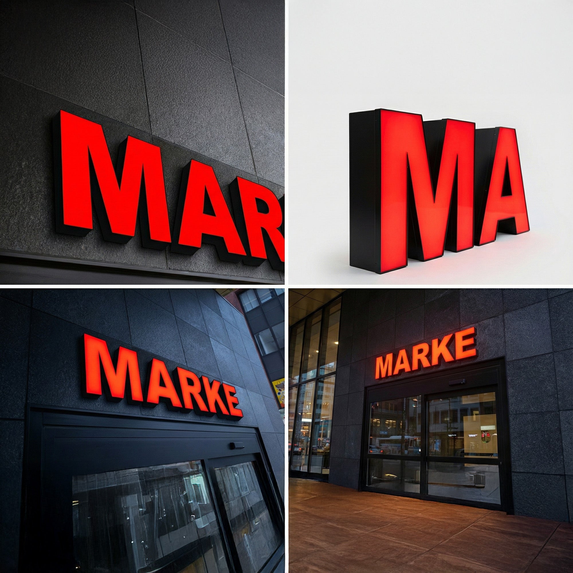 Custom 3D Front-Lit LED Channel Letter Sign