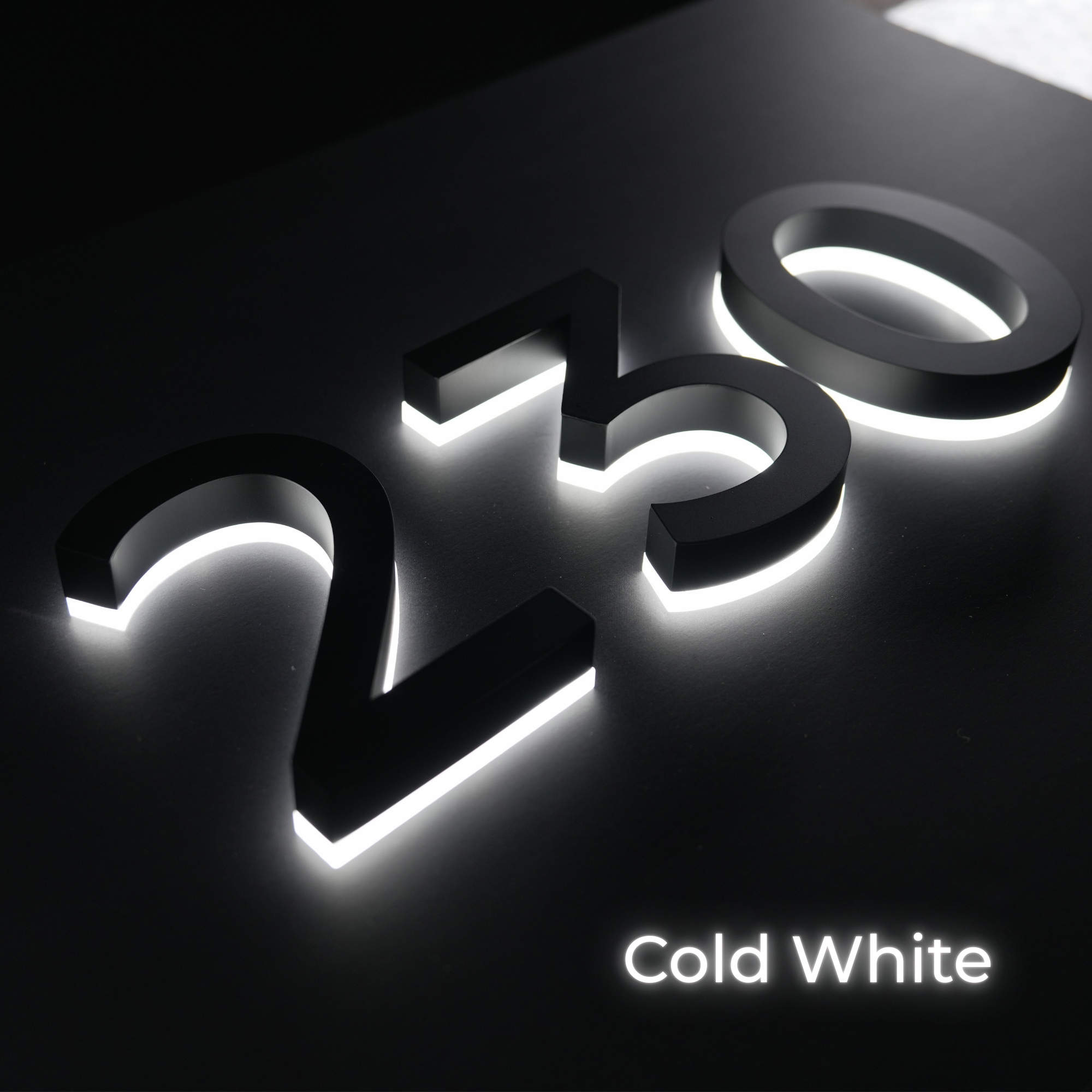 illuminated house numbers