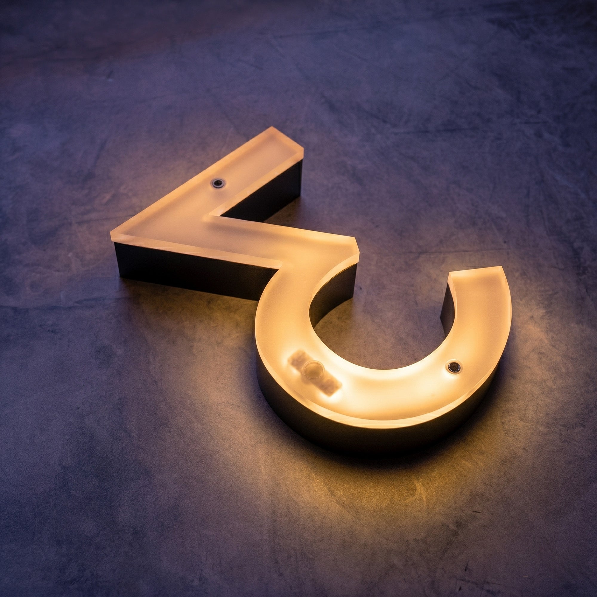 Solar House Number Light – Self-Charging, No Wiring