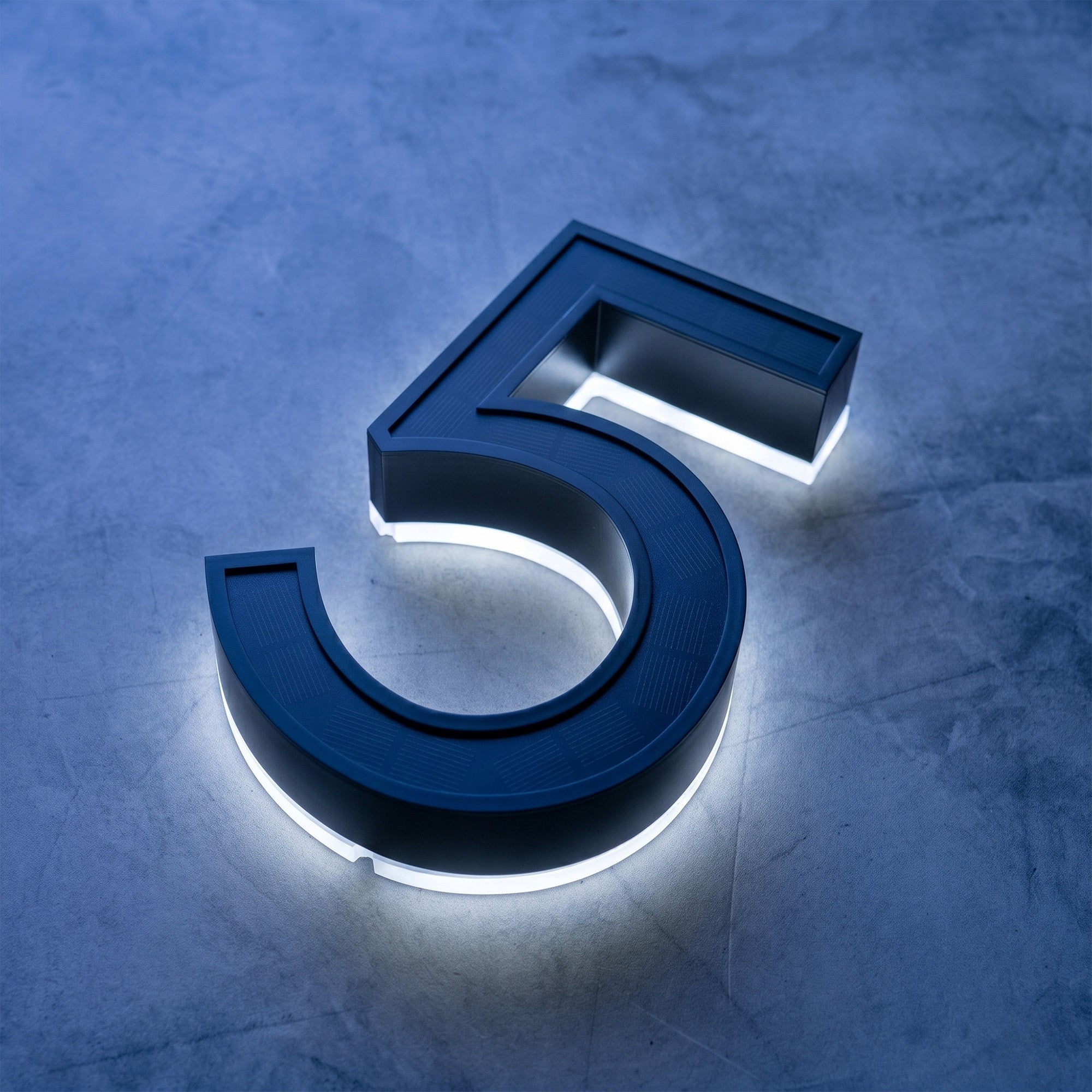 Solar House Number Light – Self-Charging, No Wiring