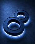 Solar House Number Light – Self-Charging, No Wiring