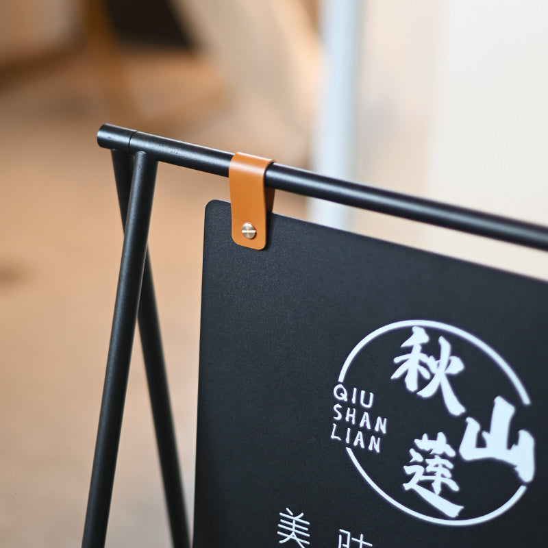 Side profile of rust resistant aluminum sandwich board showing sturdy frame