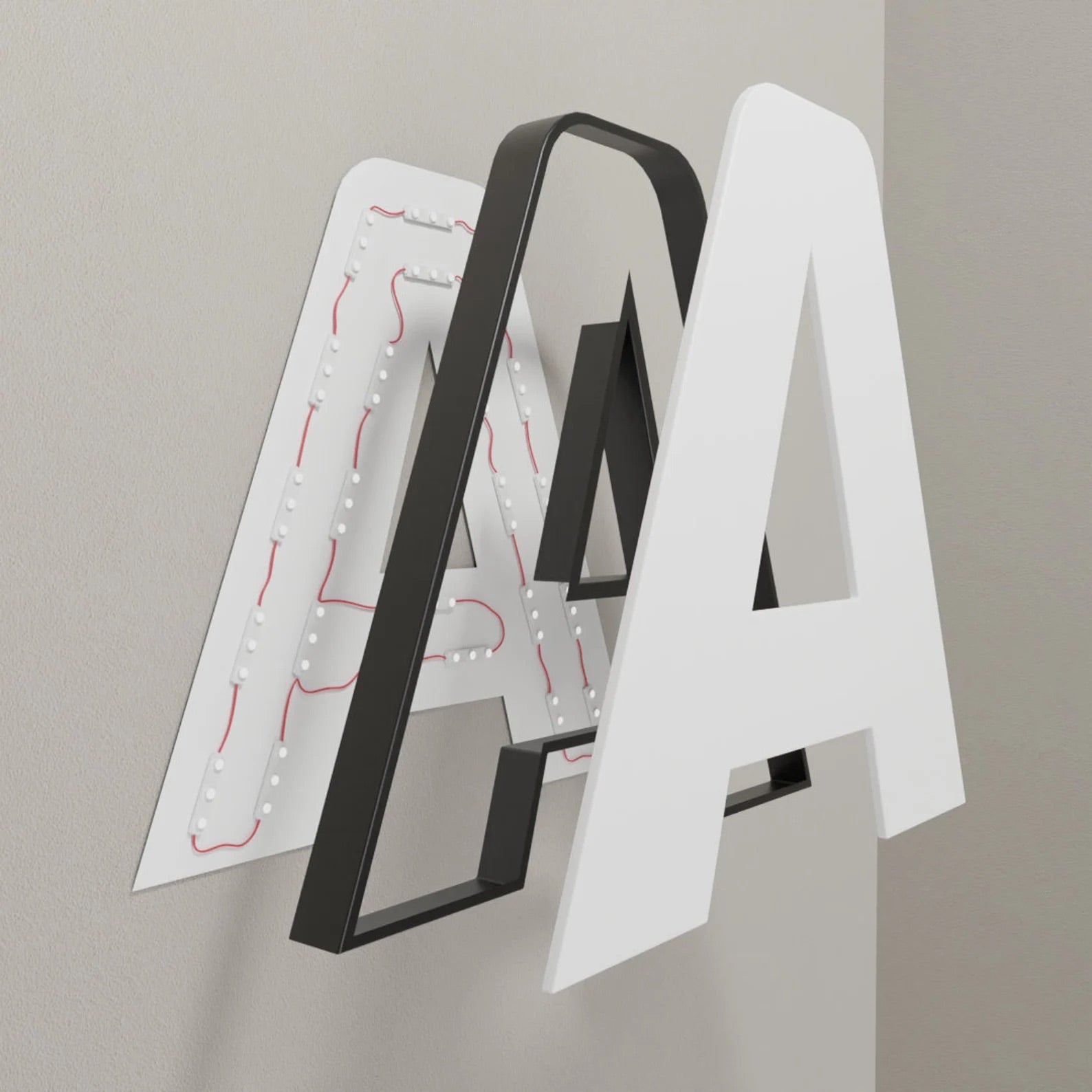 Custom 3D Front-Lit LED Channel Letter Sign