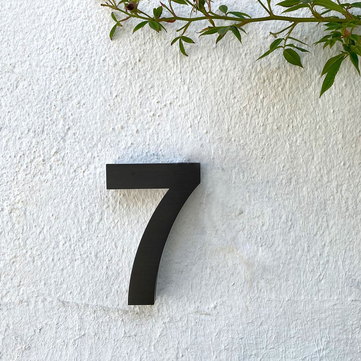 Large 10 inch LED house numbers for distant street visibility