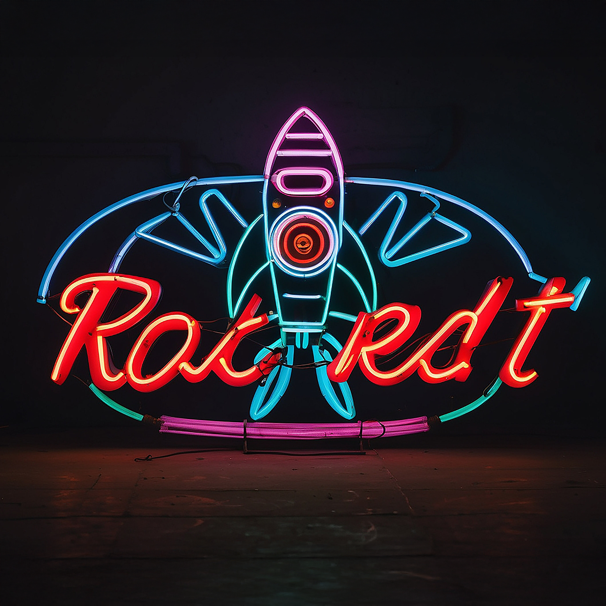Personalized LED neon storefront signage for high visibility at night